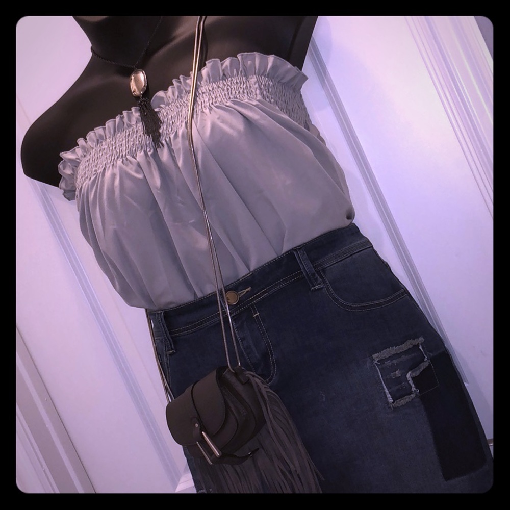 Vintage inspired denim skirt